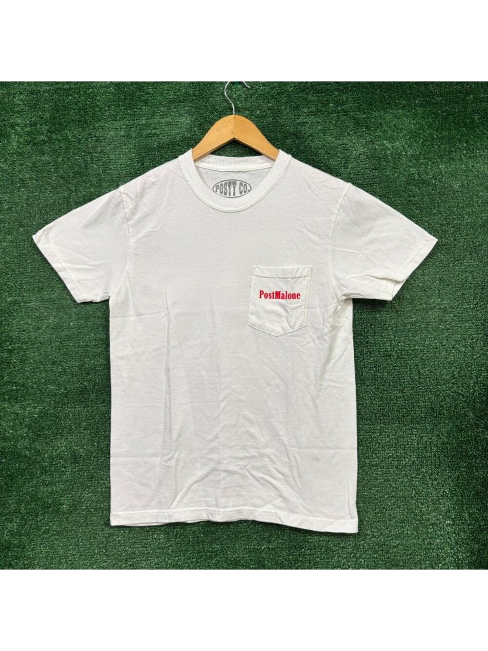 Post Malone Go Flex Anniversary Gold Grills and Darts Country T-Shirt Size Small